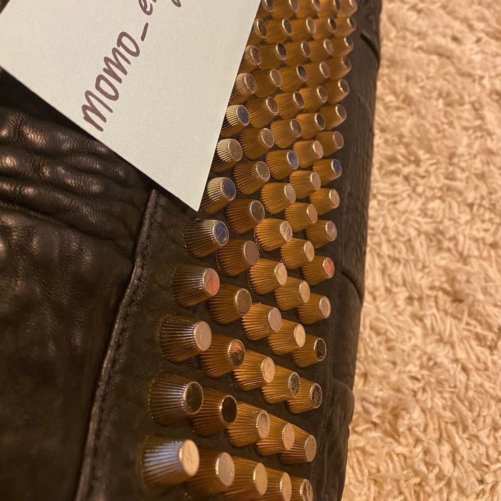 Rare Alexander Wang Rocco with pale yellow gold *cupcake* studs